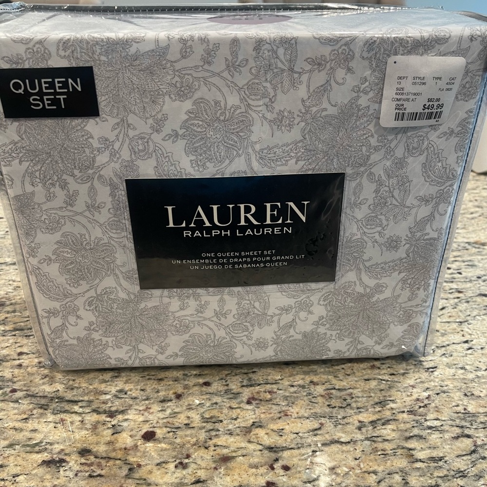 Ralph Lauren Queen sheets